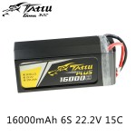 Tattu Lipo Battery 6S 16000mAh Lipo 22.2V 15C UAV Drone Battery for Quadcopter Frame FPV Drone Chargeable Battery